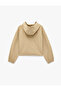 Pocketed, Drawstring Waist, Cotton Gabardine, Zippered, Hooded, Seasonal Jacket - 2