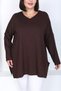 Women's Stone Printed Plus Size Tunic - 6