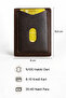 100% Genuine Leather Men's Wallet Viral 3 Models - Magnetic Card Holder, Cash Compartment, Gift Boxed - 7