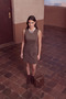 Crew Neck Sleeveless Suede Women's Dress - 3
