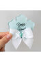 Baby Candy Gift Bebe-334M Sakura Flower Blue Transparent Plexiglass Magnet on the Back - 3