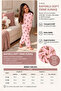 Children's Patterned Pajama Set – Long Sleeve Soft Comfortable Top and Bottom Pajama Sets - 3