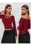 Bluză, bordo - XL
