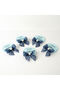 Baby Candy Gift Bebe-332M Wavy Round Back Blue Transparent Plexiglass Magnet - 4