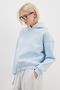 3 Thread Ribbed Hooded Oversized Sweatshirt - 5