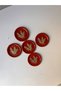 Ready-Made Wax Seal Stamp 50 Pieces Seal Invitation Seal Twig Red