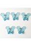 Baby Candy Gift Bebe-344M Mickey Model Blue Transparent Plexiglass Magnet on the Back - 3