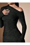 Rochie mini, neagră - S - 6