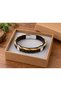 Delvarro Sunweave Black and Yellow Leather Men's Bracelet - Patterned Cord and Braided Layers - 2