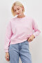 3 Threaded Basic Crew Neck Sweatshirt Without Embellishments - 4