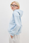 3 Thread Ribbed Hooded Oversized Sweatshirt - 6