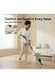 Spray Mop Dry Wet Mop, 0.12s Instant Mist, 360° swivel floor head, 2 Wide Microfiber Cloths & a Cleaning Scraper, Refillable Water Bottle, Suitable for hardwood, bamboo, marble, vinyl, tile - 5