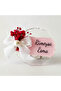 Baby Candy Gift Bebe-329P Pink Painted Serrated Round Transparent Plexi Magnet - 3