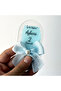 Baby Candy Gift Nks-328M Blue Painted Window Model Transparent Plexi Magnet - 8