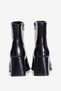 Women's Heeled Boots Pointed Toe Zippered İnez Black - 5