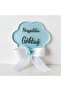 Baby Candy Gift Bebe-343M Cloud Shaped Blue Transparent Plexiglass Magnet on the Back - 30 Pieces - 7