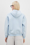 3 Thread Ribbed Hooded Oversized Sweatshirt - 7