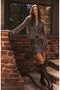 Leopard Pattern Zippered Knitwear Cardigan and Mini Skirt Set Aw26Au0007