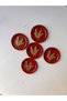 Ready-Made Wax Seal Stamp 50 Pieces Seal Invitation Seal Twig Red - 2