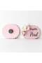 Baby Candy Gift Bebe-336P Gala Floral Pink Serrated Backed Ellipse Plexi Magnet - 30 Pieces - 2