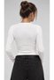Women's 3-Piece White Crew Neck Bodysuit - 4