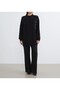 Crew Neck Women's Knitwear Tunic Sweater - 2