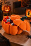 Pumpkin-Shaped Bowl with Lid, Decorative Desktop Organizer - 3