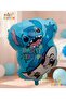 1 Piece Skateboarded Stitch Foil Balloon 65X50 cm