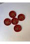 Ready-Made Seal Wax Seal 50 Pieces Seal Invitation Seal Ring Red