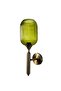 Wingmn Green Glass Torch Body Sconce Metal Rustic E27 Single Cafe Boutique Lamp Lighting - 8