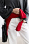 Ekru Gabardine Palazzo Pants - 3