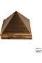 Latas 3-Layer (91 Pyramids) Pure Copper Pyramid Vastu Remedy for Energy Amplification,Prosperity and South East Direction Activation for Home, Office and Vastu Correction - 3