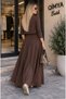 Buketli̇ Women's Modal 3-Piece Set with Tank Top, Cardigan & Skirt - 4