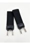 Buckle-Free Elastic Belt Set of 2 - Practical Waist Tightening and Trouser Adjusting Device (Black) - 4