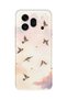 Honor 600 Pro Compatible Flying Bird Pattern Transparent Phone Case