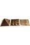 Latas 3-Layer (91 Pyramids) Pure Copper Pyramid Vastu Remedy for Energy Amplification,Prosperity and South East Direction Activation for Home, Office and Vastu Correction - 2