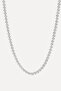 Silver Color Crushed Necklace - 3