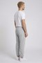 3 Thread Men's Sweatpants with Elastic Cuffs Soft Cotton Smoked Gray Brown Black Stone - 2