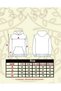 Men's 3 Thread Threaded Typographic Printed Oversize Hoodie – Hooded with Kangaroo Pocket - 4