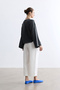Ekru Double Bridged Gabardine Pants - 5