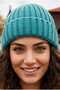 Women's Ribbed Folded Knitwear Winter Beanie - 3