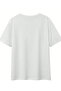 Icon Cat Dog Mix Printed Oversize Basic Short Sleeve White Tshirt - 2