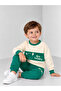 Children's Printed Top and Bottom Sweatshirt Tracksuit Set