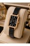 Women's Wristwatch Rose Gold Color Case Black Adjustable Strap Casual and Stylish Combination Gift Boxed - 2
