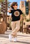 Saudi Arabia Vintage Desert Postcard Kids T-Shirt - 4