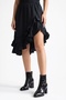 Lynda Black Patent Leather Print Women's Thick Heeled Boots - 3