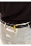 Black&Gold Pros Belt (1.30 cm Leather, 2.80 cm Buckle Width) - 5