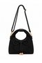 Lolly Bowknot Detailed Suede Women's Hand, Shoulder and Crossbody Bag - 3