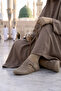 Thick Soled Orthopedic Insoles with Velcro for Easy Wear, Hajj Umrah Tawaf Boots, Home Boots - 4