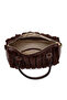 Women's Brown Long Strap Plush Shoulder Bag with Accessories Wb20002357 - 4